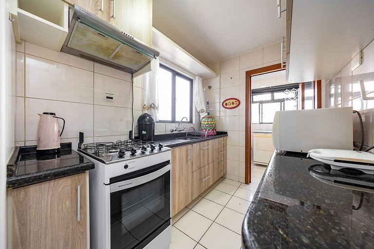 Apartamento 2 quartos finamente decorado em Curitiba, até 4