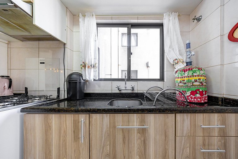 Apartamento 2 quartos finamente decorado em Curitiba, até 4
