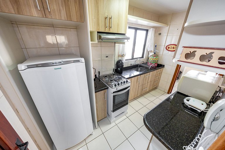 Apartamento 2 quartos finamente decorado em Curitiba, até 4