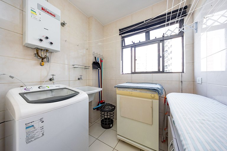 Apartamento 2 quartos finamente decorado em Curitiba, até 4