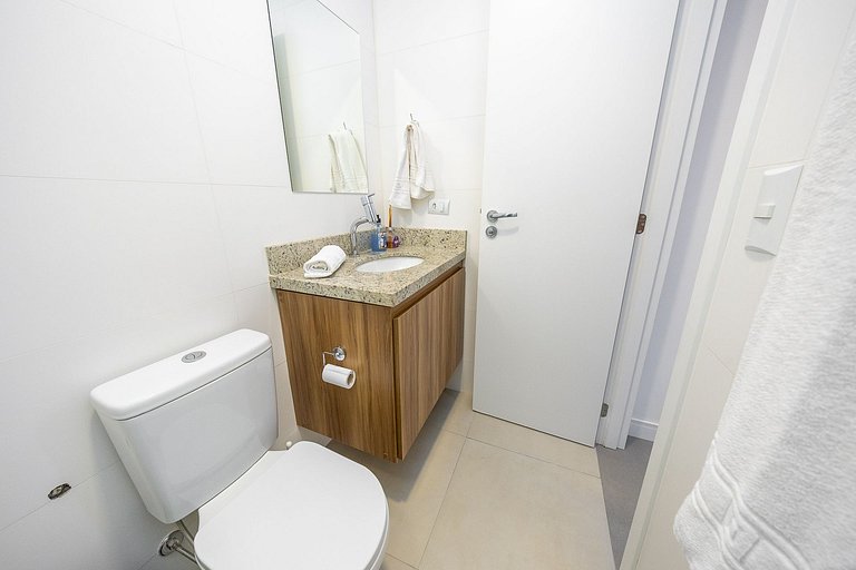 Studio finamente decorado em Curitiba, até 2 pessoas, 25m²