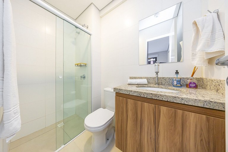 Studio finamente decorado em Curitiba, até 2 pessoas, 25m²