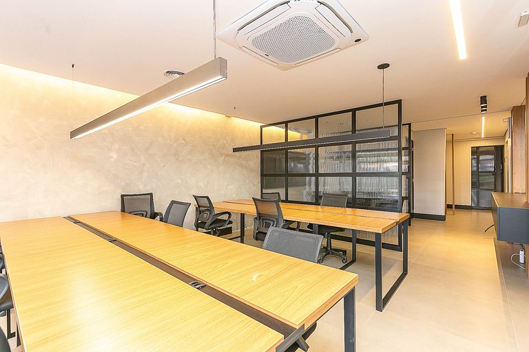 Studio finamente decorado em Curitiba, até 2 pessoas, 25m²
