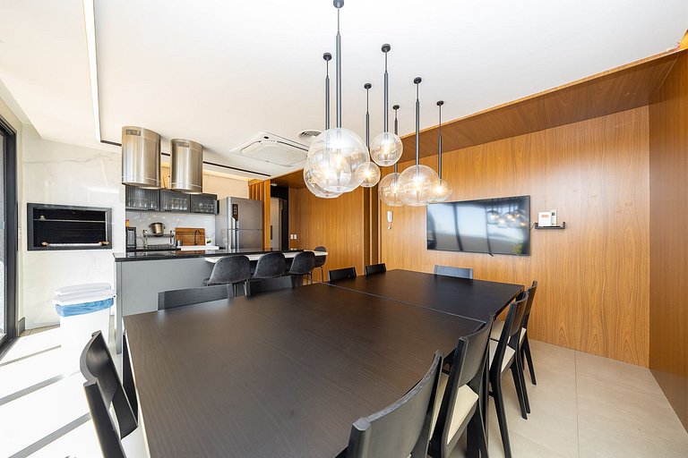 Studio finamente decorado em Curitiba, até 2 pessoas, 25m²