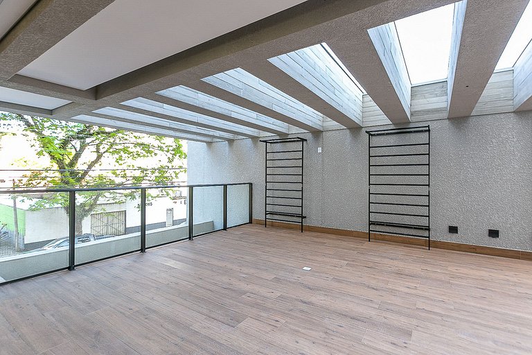 Studio finamente decorado em Curitiba, até 2 pessoas, 25m²