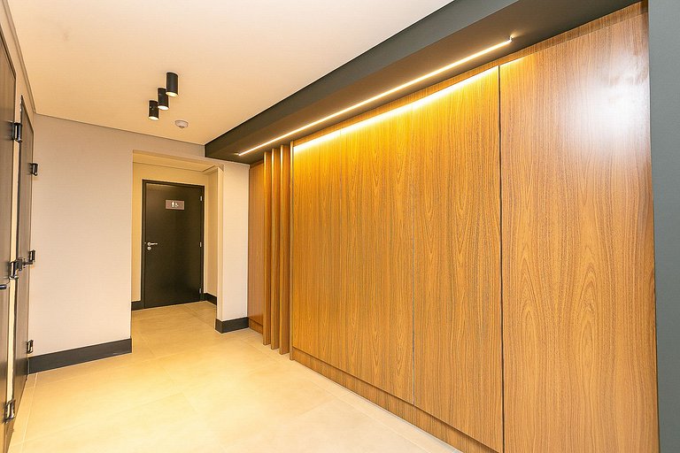 Studio finamente decorado em Curitiba, até 2 pessoas, 25m²