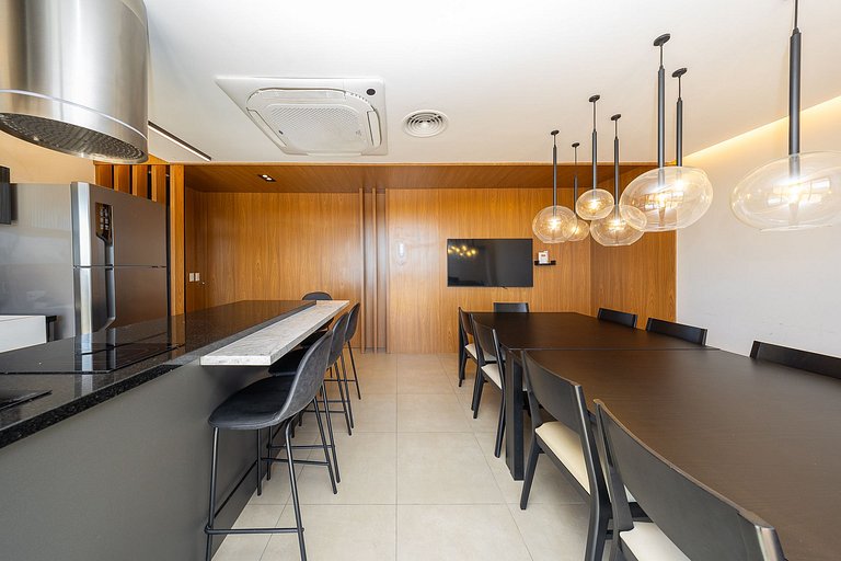 Studio finamente decorado em Curitiba, até 2 pessoas, 25m²