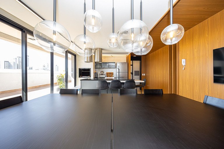 Studio finamente decorado em Curitiba, até 2 pessoas, 25m²