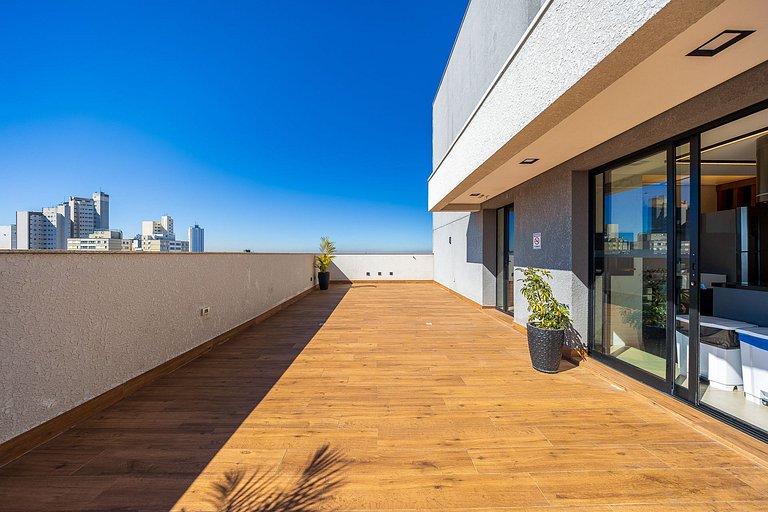 Studio finamente decorado em Curitiba, até 2 pessoas, 25m²