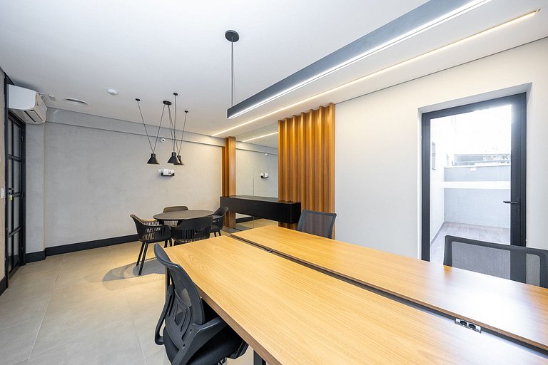 Studio finamente decorado em Curitiba, até 2 pessoas, 25m²