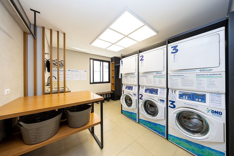 Studio finamente decorado em Curitiba, até 2 pessoas, 25m²