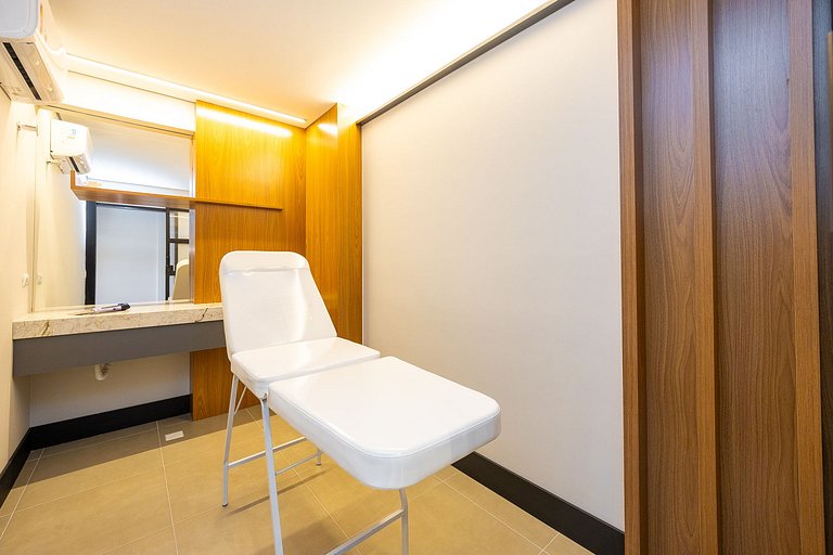 Studio finamente decorado em Curitiba, até 2 pessoas, 25m²