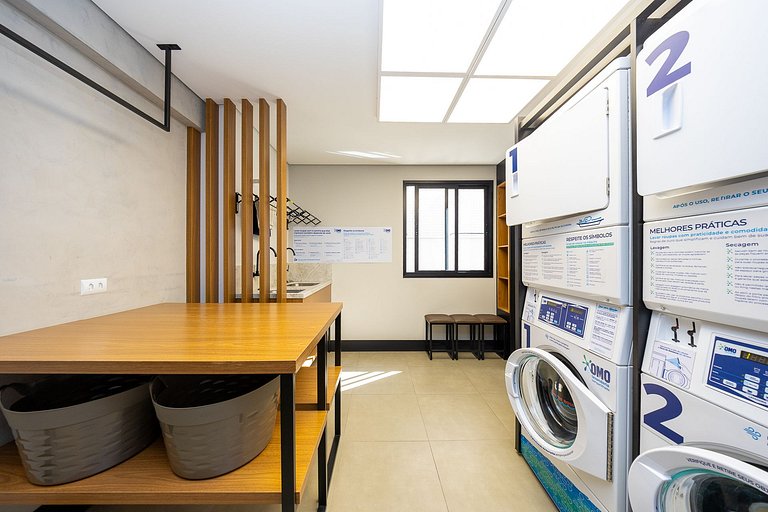 Studio finamente decorado em Curitiba, até 2 pessoas, 25m²