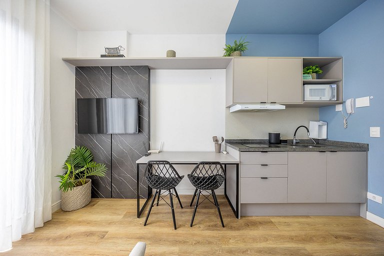 Lindo studio um quarto na região do rebouças em Curitiba