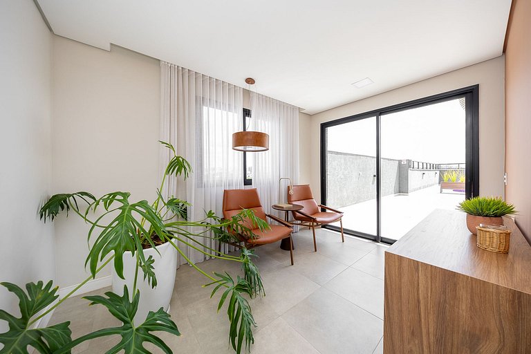 Lindo studio um quarto na região do rebouças em Curitiba