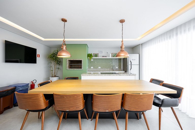 Lindo studio um quarto na região do rebouças em Curitiba