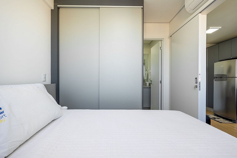 Studio finamente decorado no Centro de Curitiba, até 2 pesso