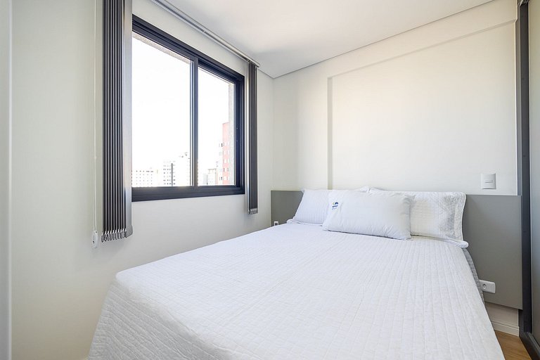 Studio finamente decorado no Centro de Curitiba, até 2 pesso