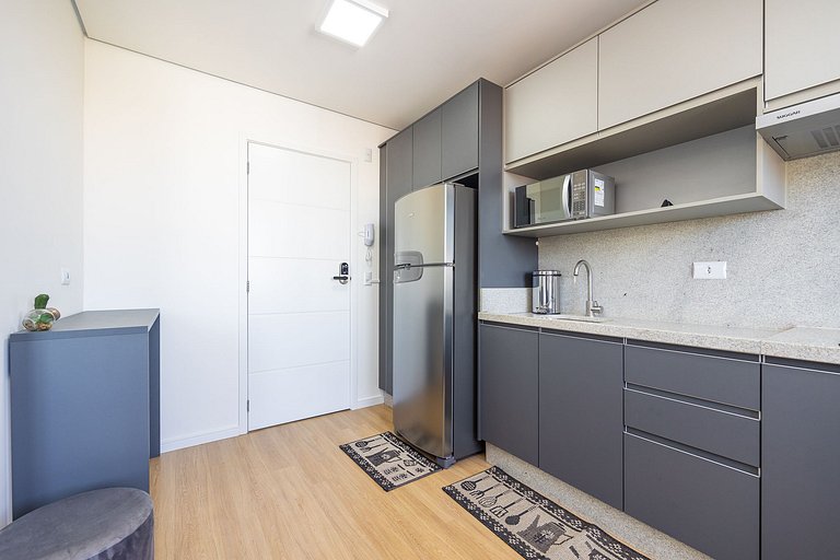 Studio finamente decorado no Centro de Curitiba, até 2 pesso