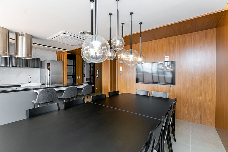 Studio finamente decorado no Centro de Curitiba, até 2 pesso