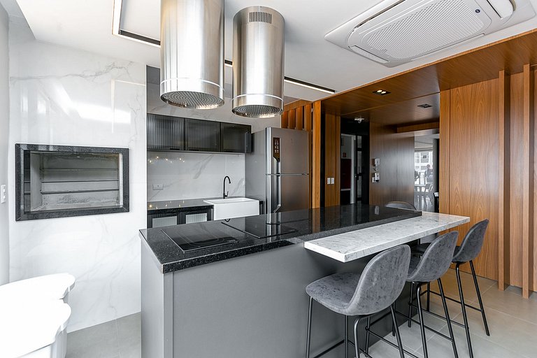 Studio finamente decorado no Centro de Curitiba, até 2 pesso