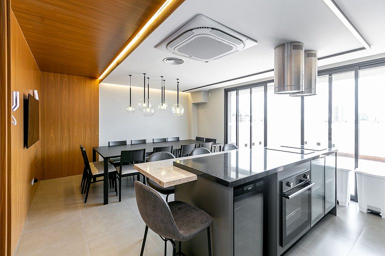 Studio finamente decorado no Centro de Curitiba, até 2 pesso