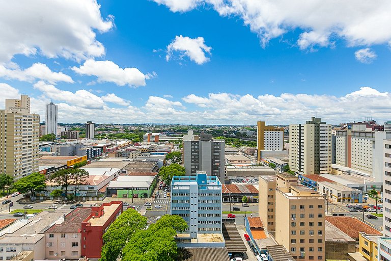 Studio finamente decorado no Centro de Curitiba, até 2 pesso