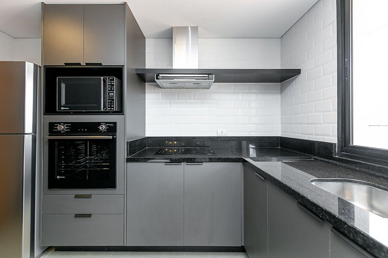 Studio finamente decorado no Centro de Curitiba, até 2 pesso