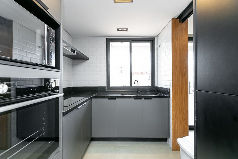 Studio finamente decorado no Centro de Curitiba, até 2 pesso