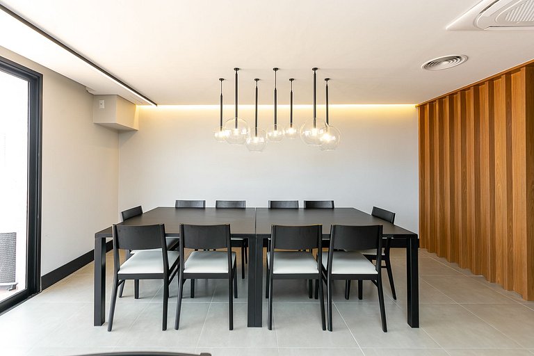 Studio finamente decorado no Centro de Curitiba, até 2 pesso