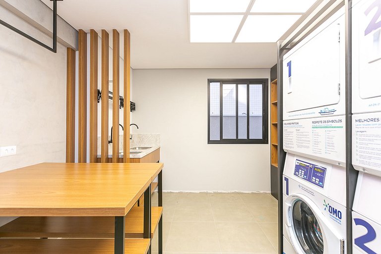 Studio finamente decorado no Centro de Curitiba, até 2 pesso