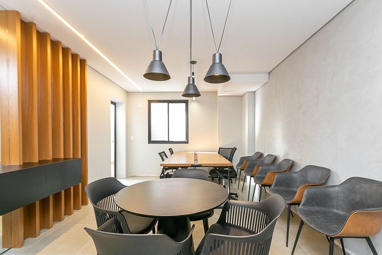 Studio finamente decorado no Centro de Curitiba, até 2 pesso