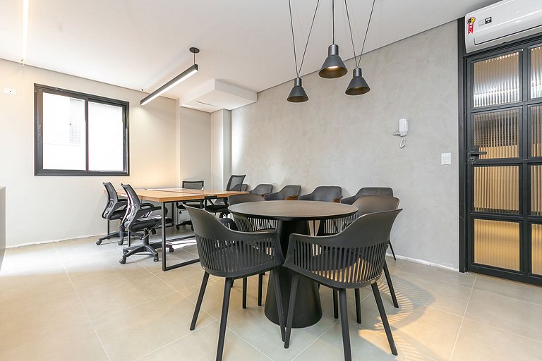 Studio finamente decorado no Centro de Curitiba, até 2 pesso