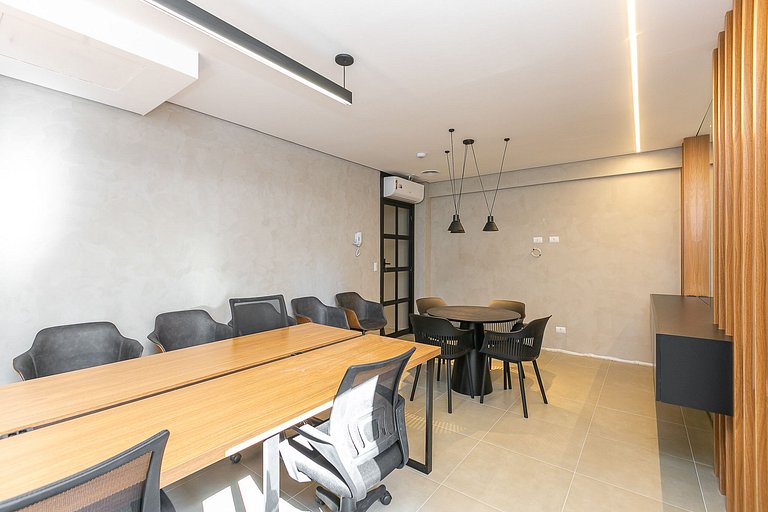 Studio finamente decorado no Centro de Curitiba, até 2 pesso