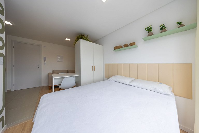 Studio Novo no Boa Vista moderno e confortável