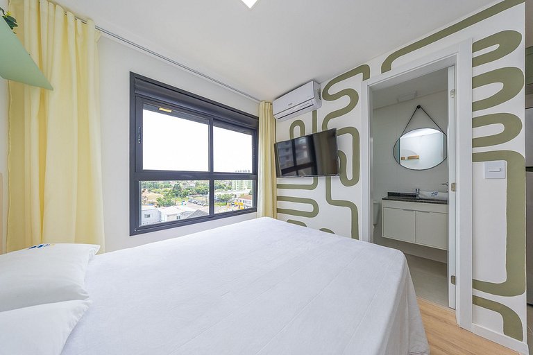 Studio Novo no Boa Vista moderno e confortável