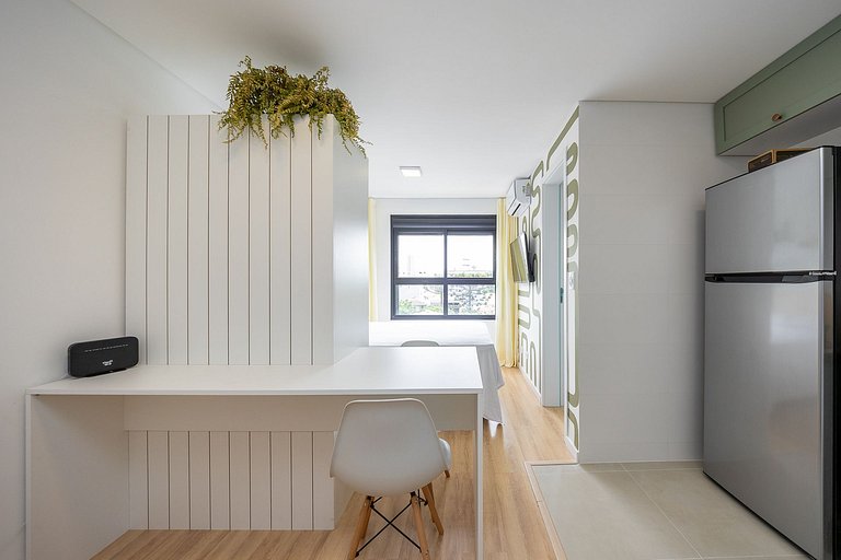 Studio Novo no Boa Vista moderno e confortável