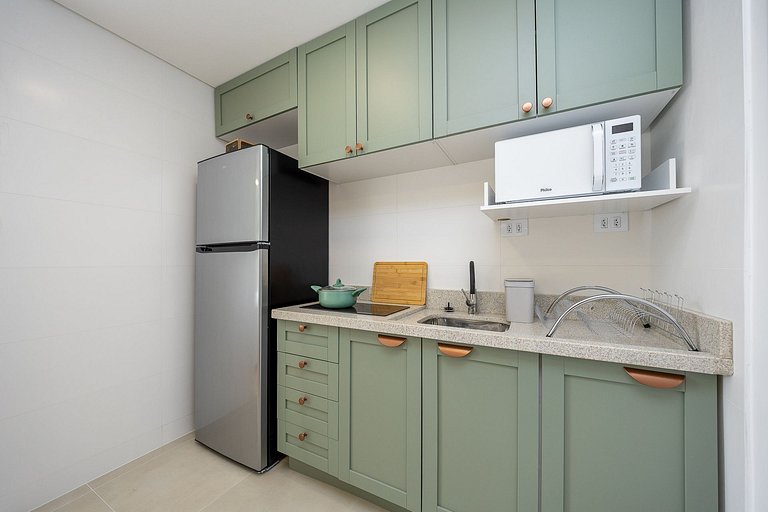 Studio Novo no Boa Vista moderno e confortável