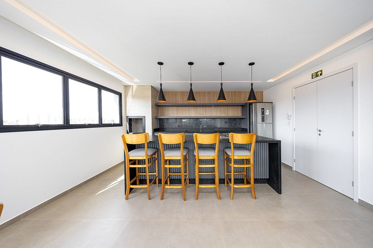 Studio Novo no Boa Vista moderno e confortável