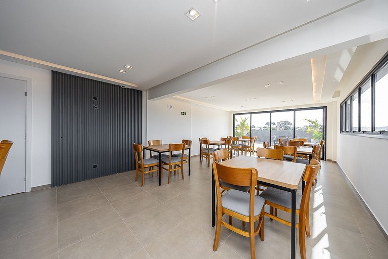 Studio Novo no Boa Vista moderno e confortável