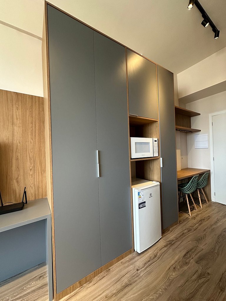 Studio moderno e aconchegante | Seu refúgio urbano