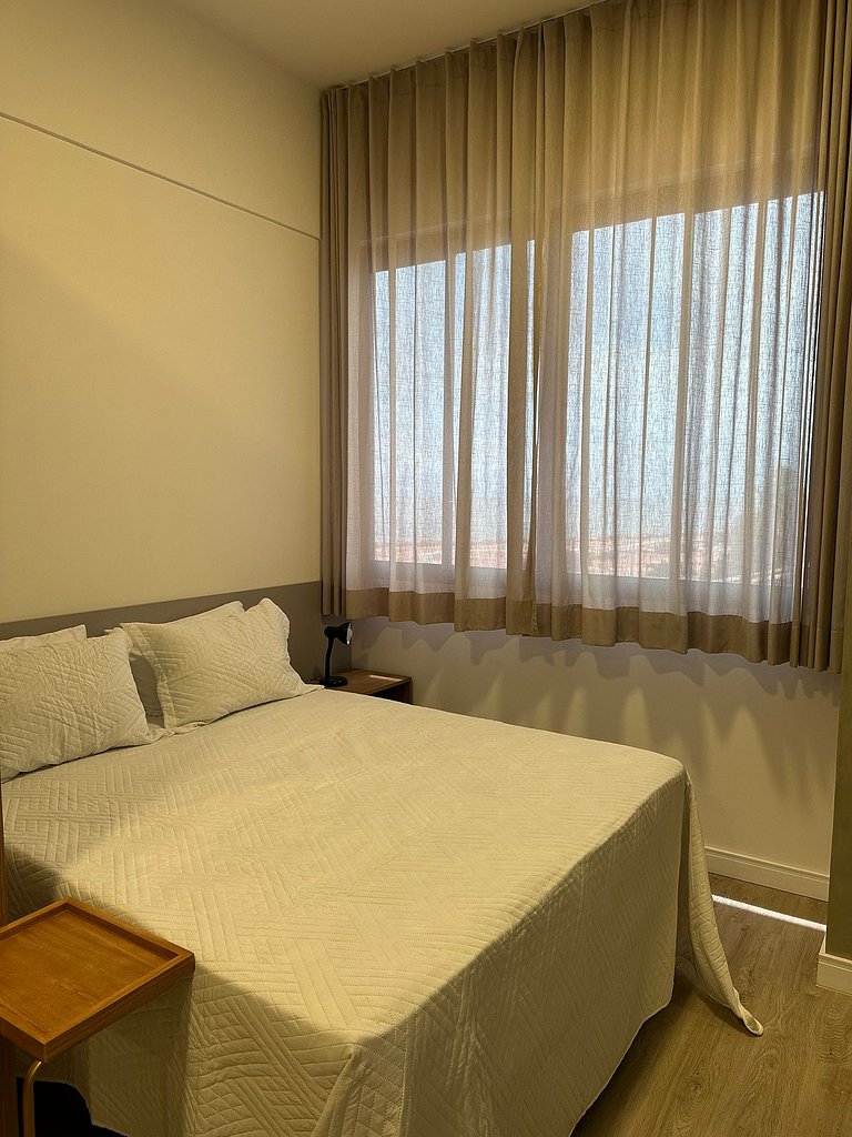 Studio com Vista Rio e Mar • Conforto e Calmaria