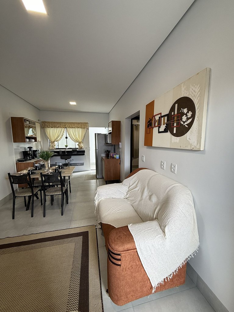 Apartamento totalmente mobiliado!