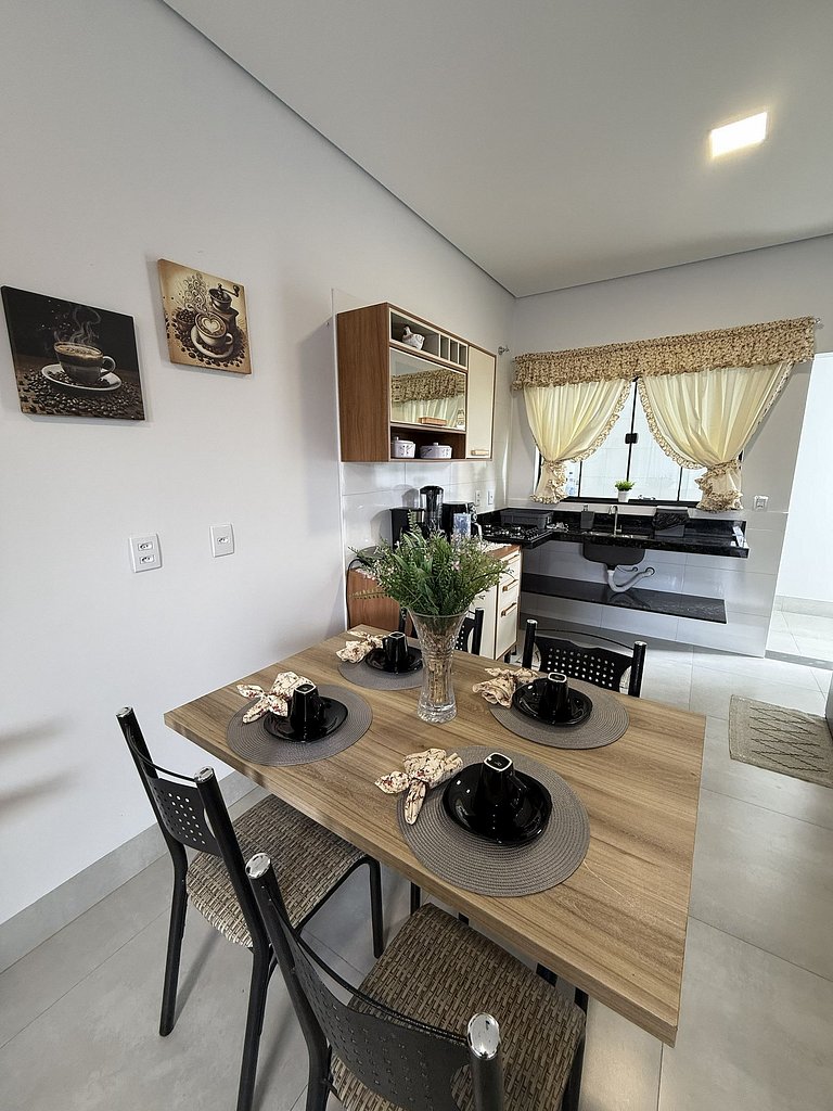 Apartamento totalmente mobiliado!