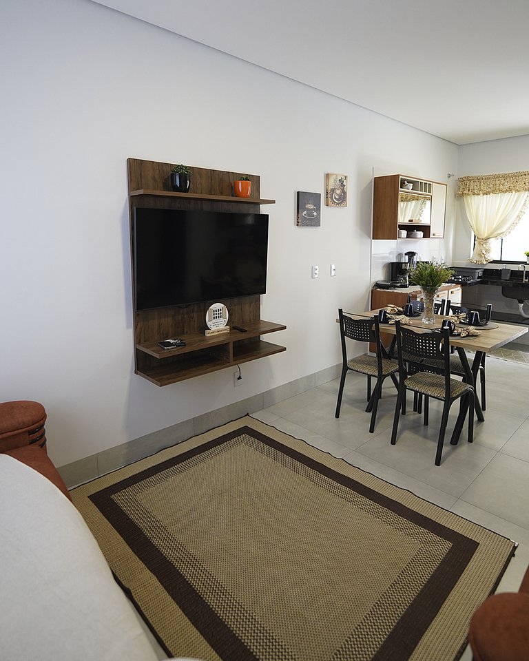 Apartamento totalmente mobiliado!