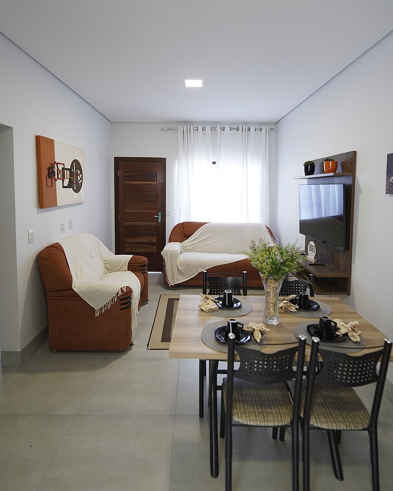 Apartamento totalmente mobiliado!
