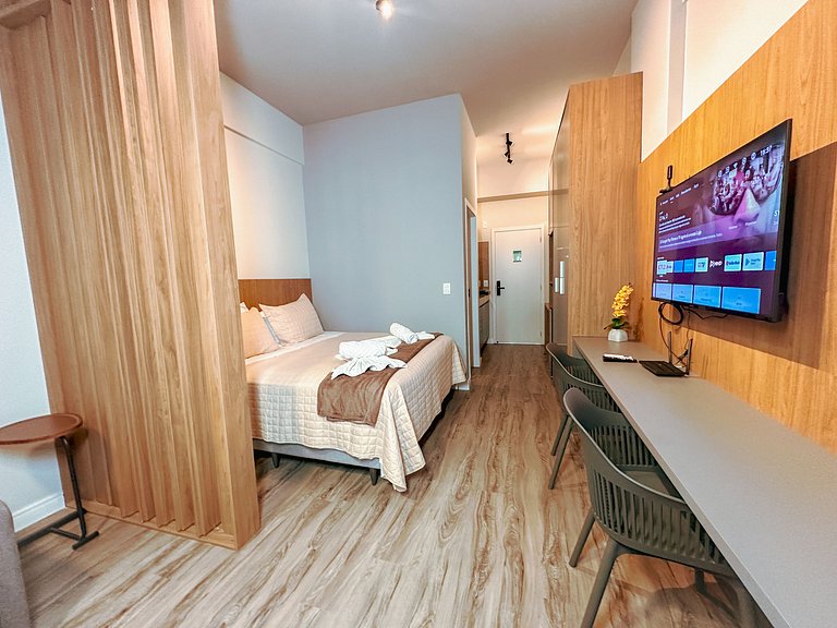 Studio Vista Mar – Conforto, Charme e Localização.